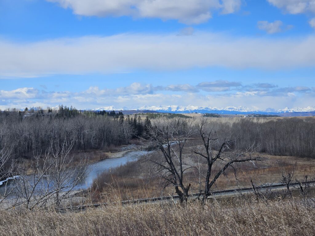Photo overlooking Sheep River in Okotoks